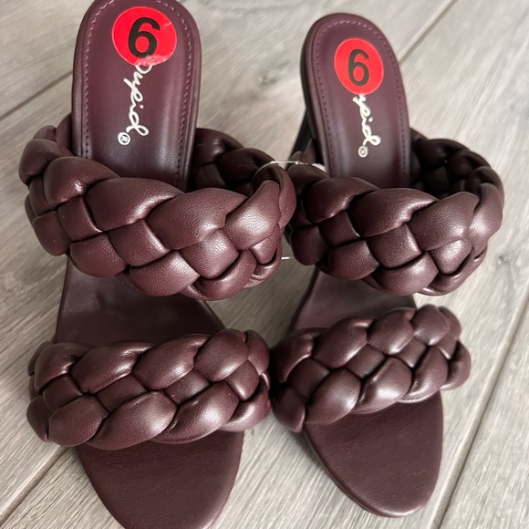 Qupid open toe heels Sz 6 - Picture 7 of 7